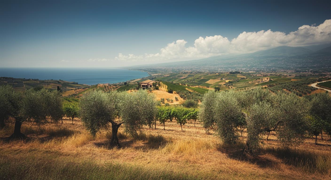 Vineyards in Calabria
