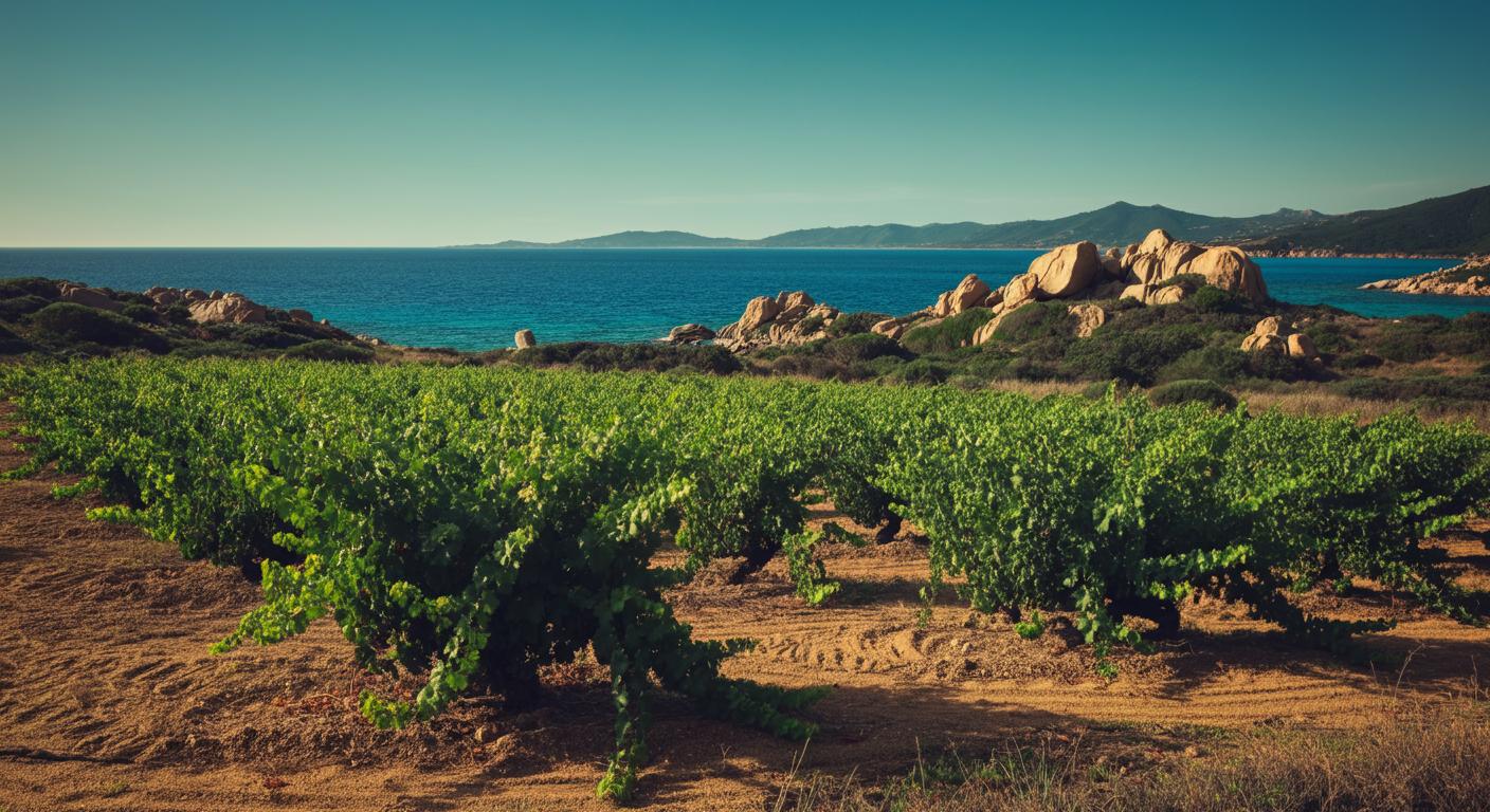 Vineyards in Sardinia