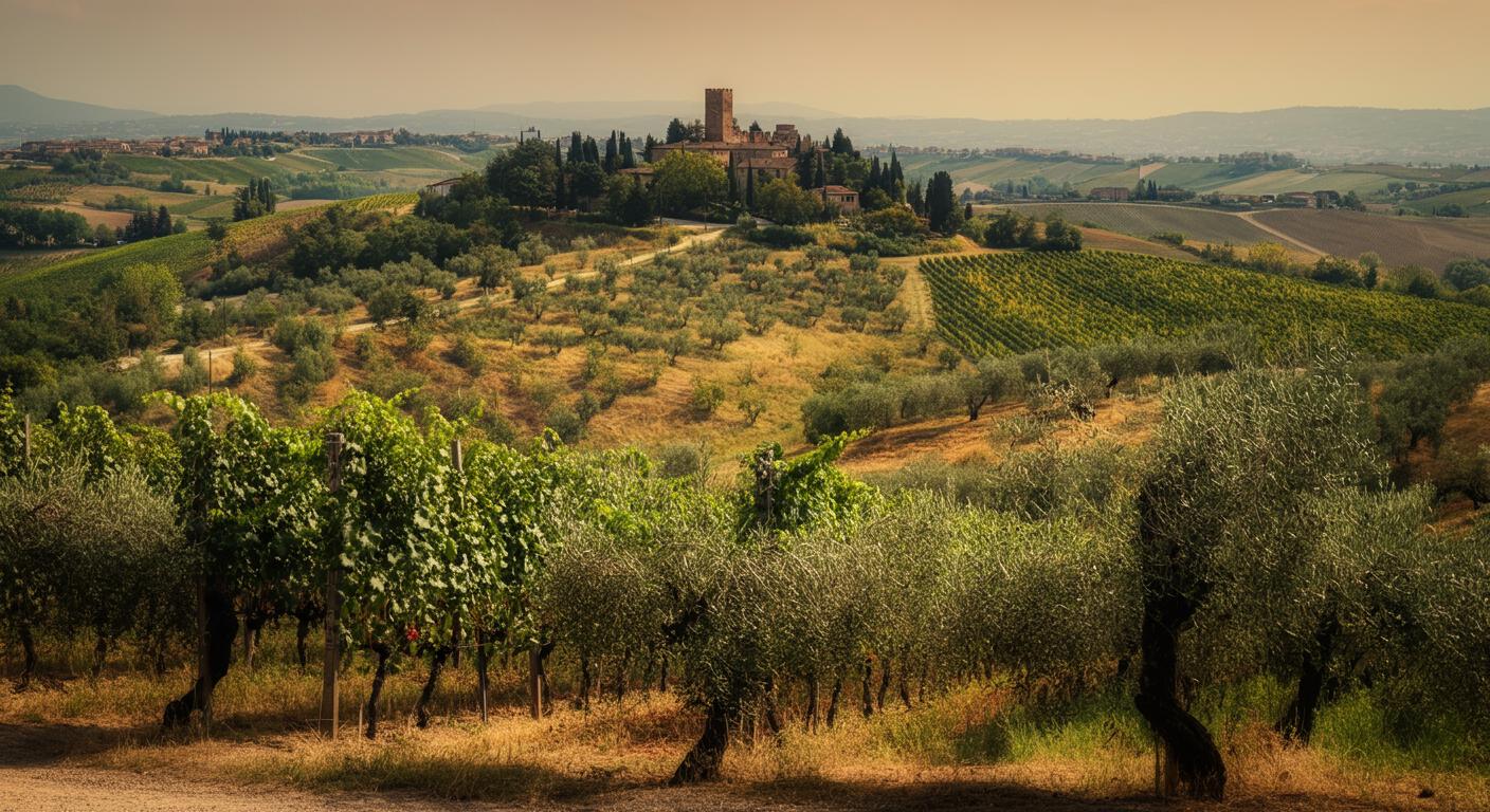 Vineyards in Umbria